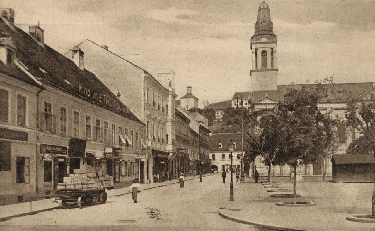 Trg Petra Preradovića oko 1915. godine